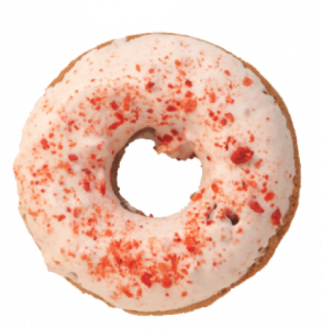 Strawberry Creme Doxie Donut – Wheat-Free