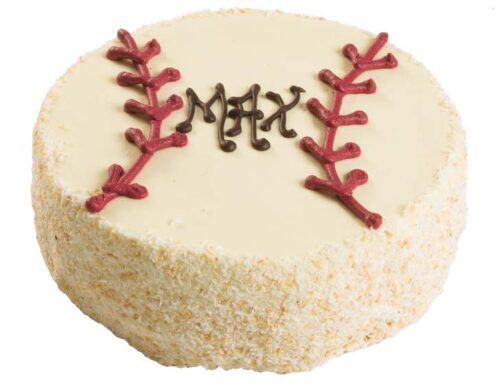 Baseball Cake - 5" Round - Grain Free