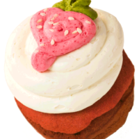 Strawberry Creme Large Pupcake® -  Wheat-Free