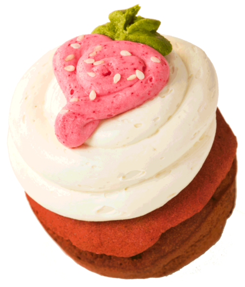 Strawberry Creme Large Pupcake® -  Wheat-Free