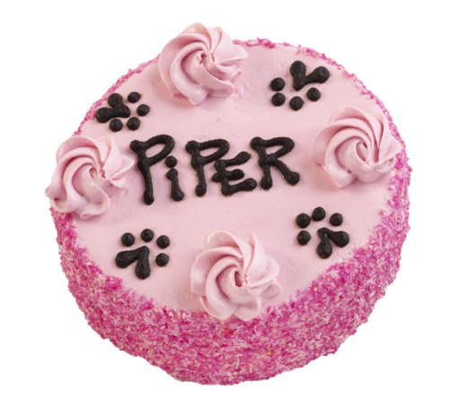 Three Dog Bakery Celebration Cakes Pink 5 Inch Round Specialty Cake