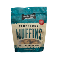 Three Dog Bakery's Bakery Exclusive Packed Treats for Dogs - Blueberry Muffins