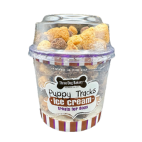 Three Dog Bakery's Bakery Exclusive Packed Treats for Dogs - Puppy Tracks Ice Cream