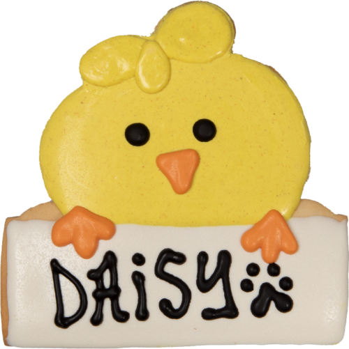 Personalized Chick Cookie